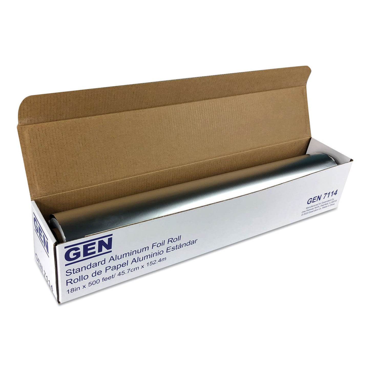 STANDARD ALUMINUM FOIL ROLL, 18" X 500 FT