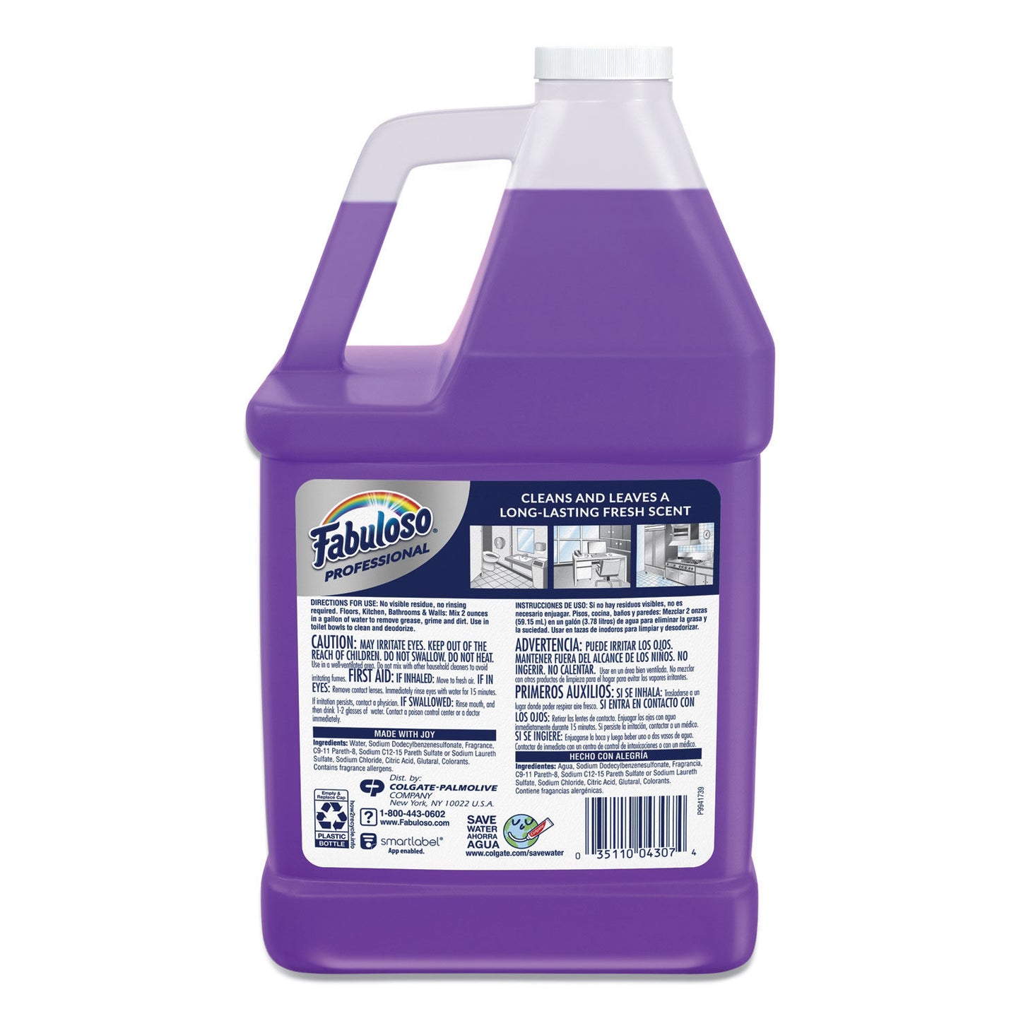 FABULOSO / ALL-PURPOSE CLEANER, LAVENDER SCENT, 1GAL BOTTLE, 4/CARTON