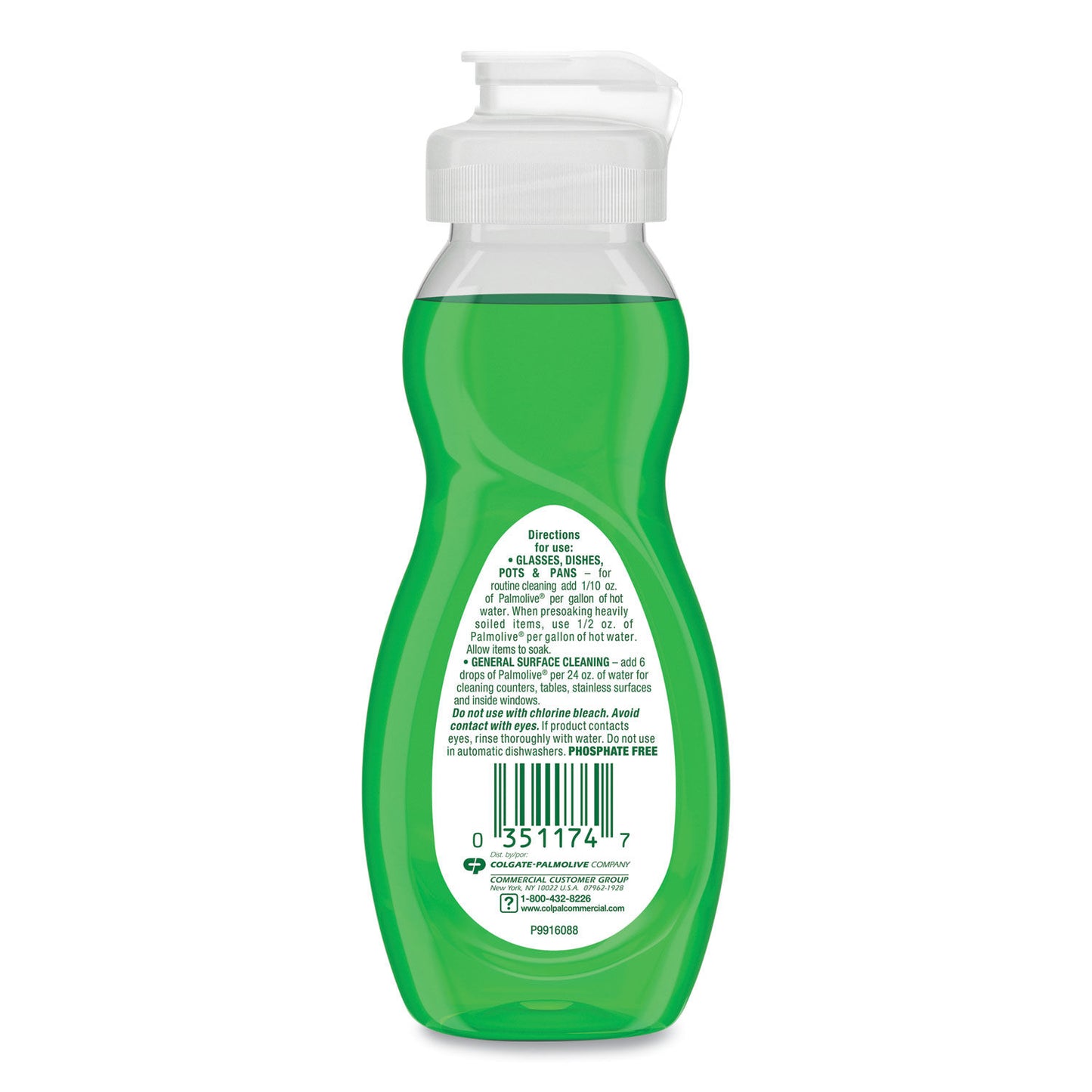 PALMOLIVE DISHWASHING LIQUID, ORIGINAL SCENT, 3OZ BOTTLE, 72/CARTON