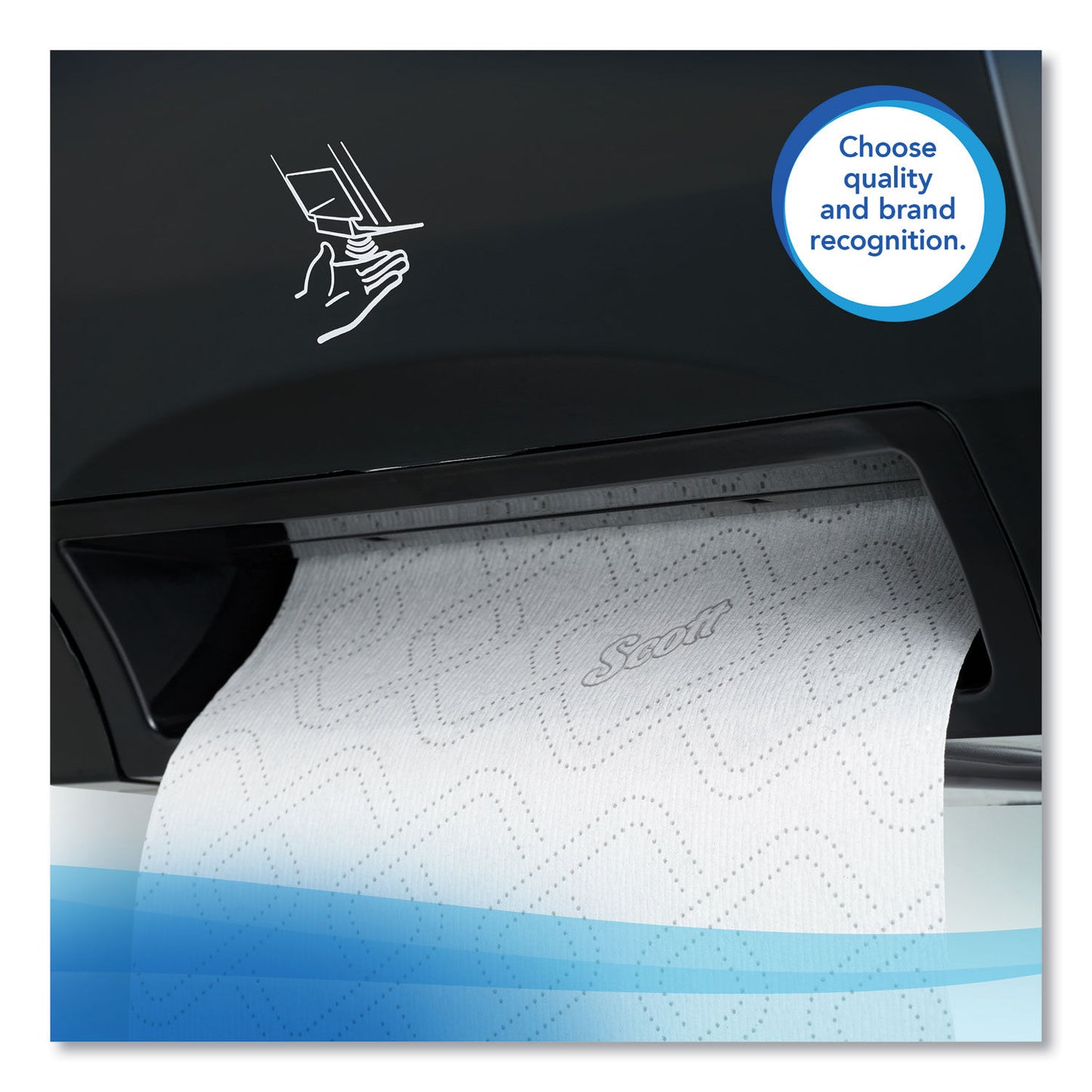 SCOTT HARDWOUND TOWEL / ESSENTIAL HIGH CAPACITY HARD ROLL TOWEL, WHITE, 8" X 950 FT (6/CS)