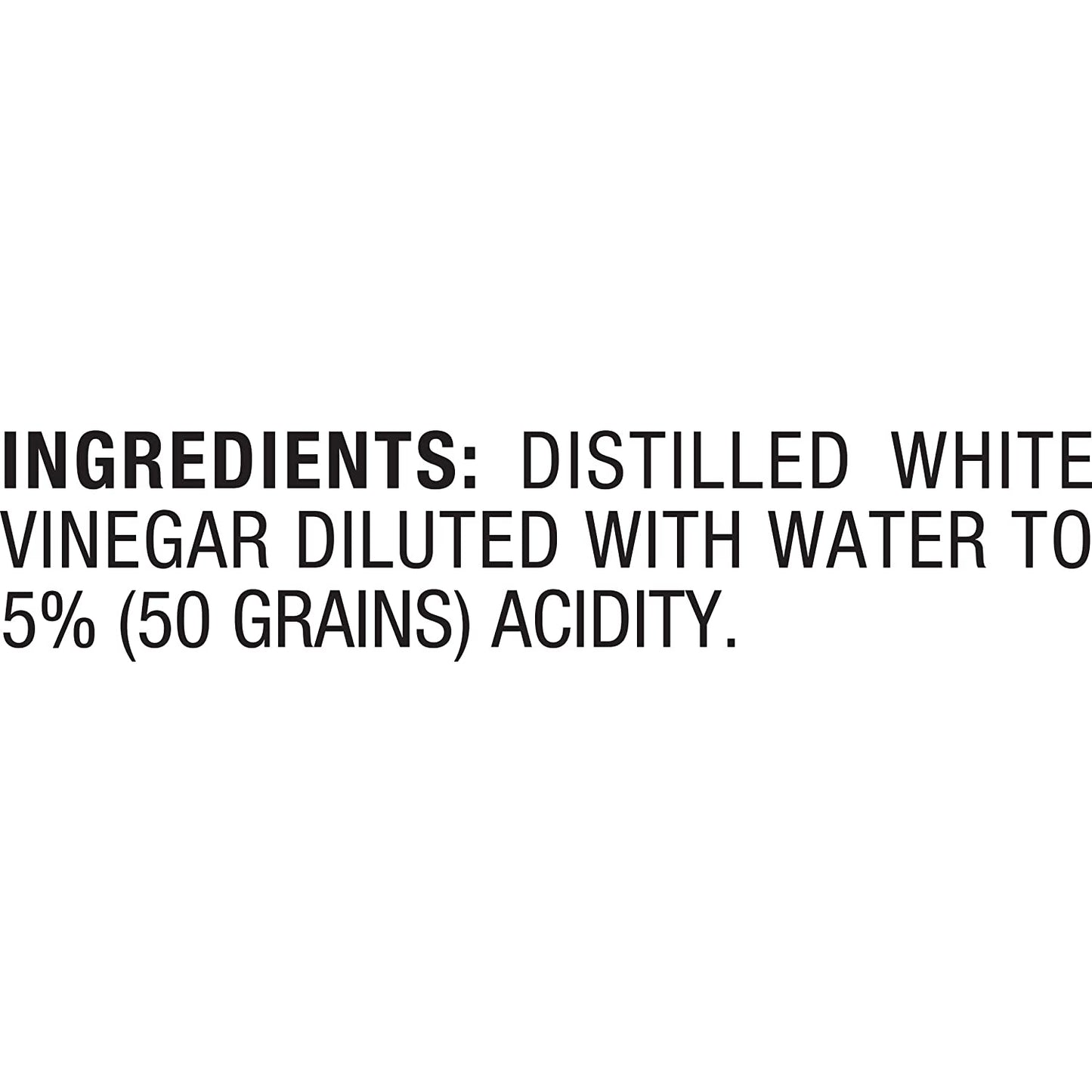 1 GALLON DISTILLED WHITE VINEGAR (4/CS)