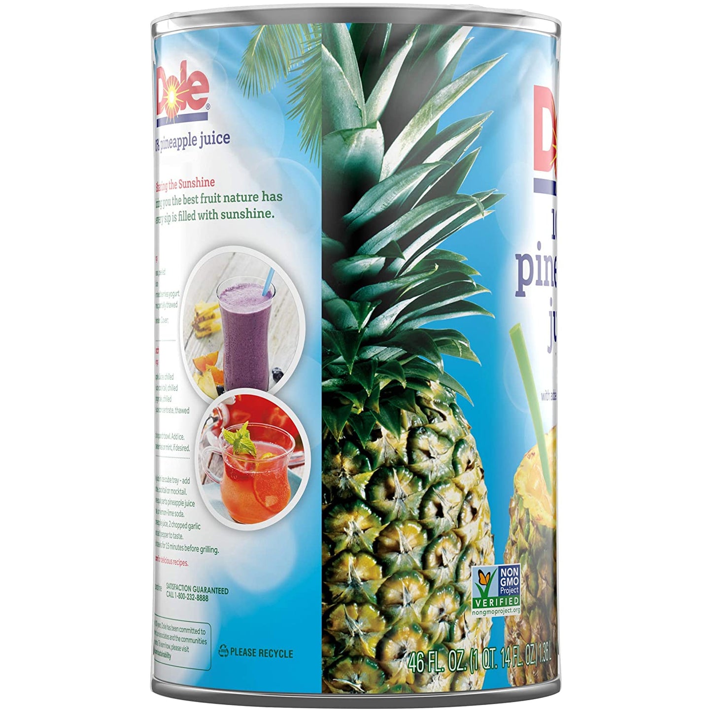 DOLE PINEAPPLE JUICE / 46 OZ CAN (12/CS)
