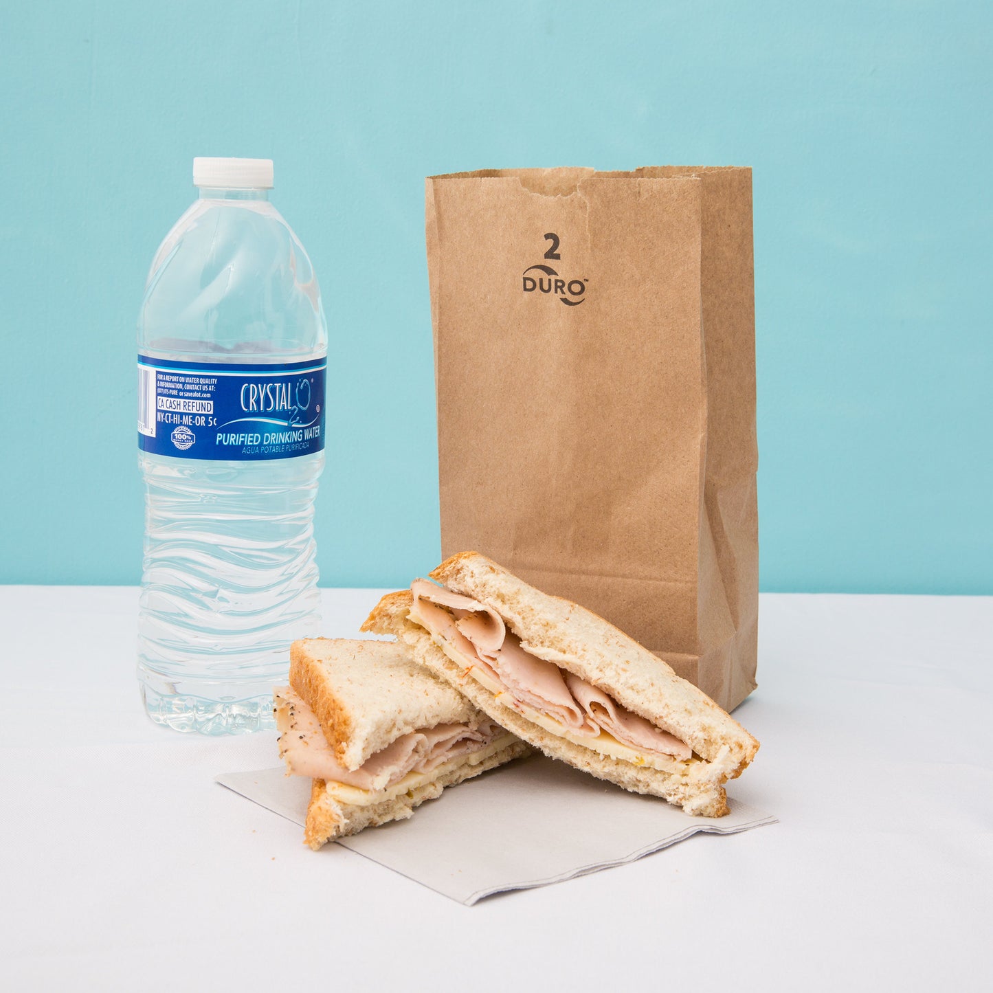 DURO 2 LB. BROWN PAPER BAG - 500/BUNDLE