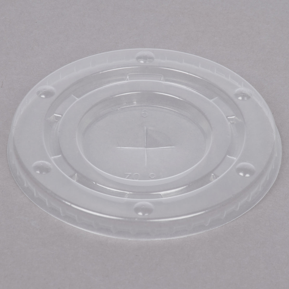 Choice Clear Flat Lid with Straw Slot - 9, 12, 16, 20, and 24 oz. -  1000/Case