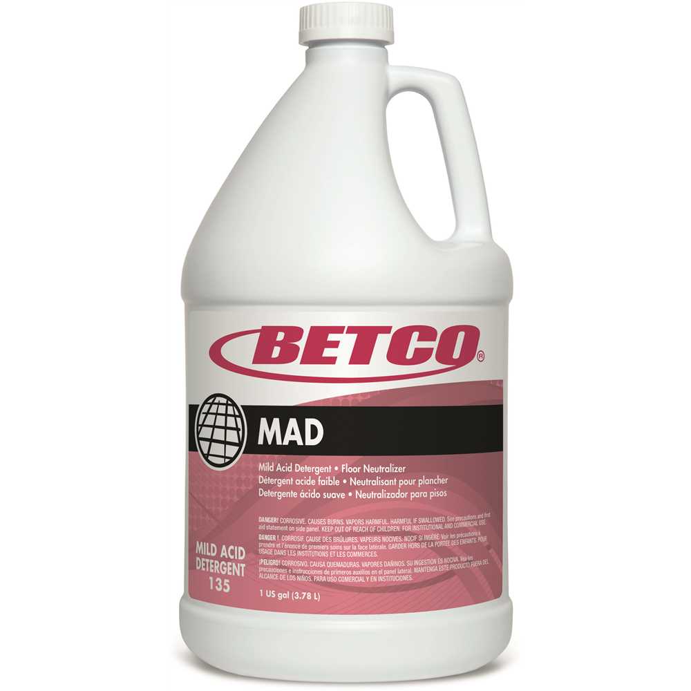 MAD / MILD ACID DETERGENT / 1 GALLON (4/CS)