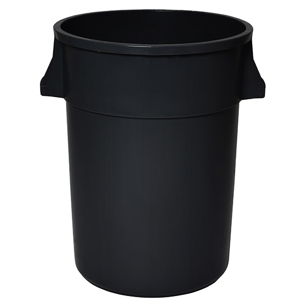 TUFF CAN RECEPTACLE; 44 GALLON, BLACK