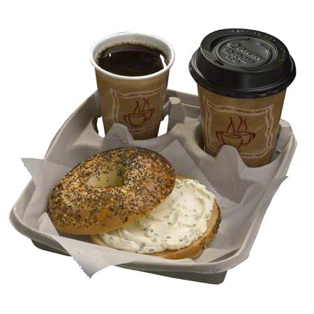 PACTIV 2 CUP & FOOD TRAY MODED FIBER CARRY-OUT 8-46OZ