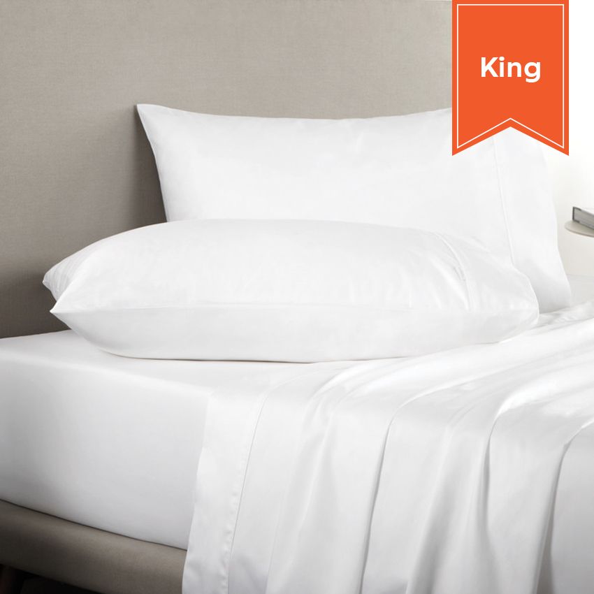 T200 / KING FITTED SHEETS 78 X 80 X 15 T 200 ICON LUXURY SHEETING (DOZEN)