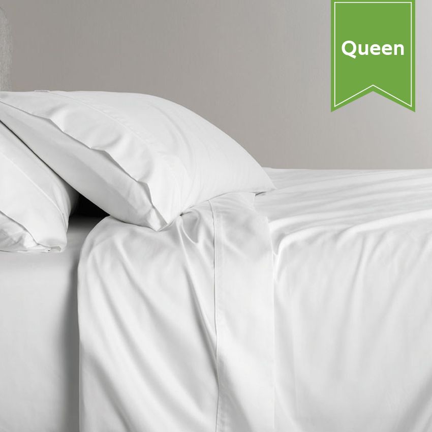 T200 / SHEETS QUEEN FLAT EXL 90 X 115 T 200 ICON LUXURY SHEETING (DOZEN) (2/CS)