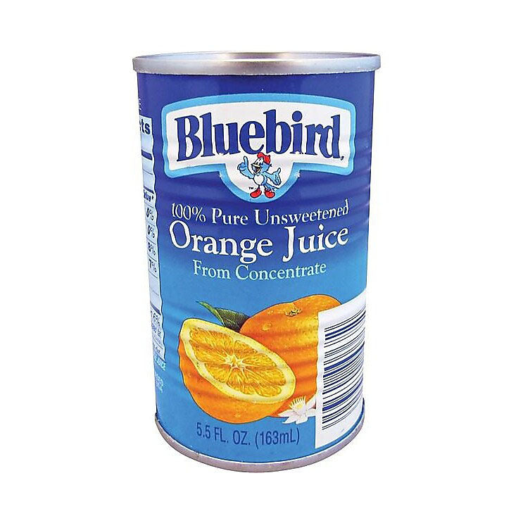 ORANGE JUICE BLUEBIRD 5.5 OZ SMALL CANS 48 CS