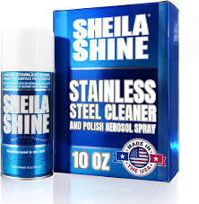 SHEILA SHINE STAINLESS STEEL CLEANER & POLISH, 10OZ AEROSOL