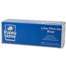 PUPPY GLOVE LITTER PICK UP BAGS / 200 PER BOX / 30 BOXES