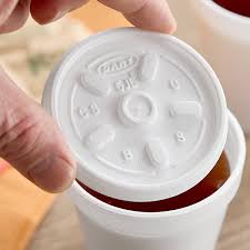 DART VENTED LID WHITE SLEEVE /  100 SINGLES