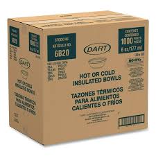 6B20 / DART 6 OZ FOAM FOOD BOW L (20/50/1,000)