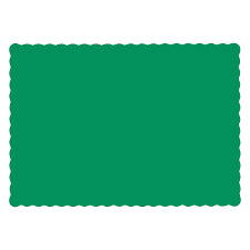 PLACEMAT / GREEN / 1,000 PER CASE (CASE)