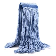 MOP HEAD / LOOPED END / BLUE / MEDIUM / 24 OZ / EACH