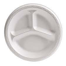 GENPAK 7" WHITE FOAM PLATE NON LAMINATED - 8/125 CASE (1000)