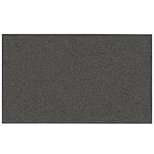 3 X 5 ENTRANCE MAT / NYLON /  RUBBER BACKED / SLATE (EACH)