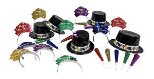 MIDNIGHT PARTY KIT WITH HATS FOR 50 PEOPLE