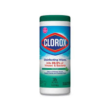 CLOROX DISINFECTING WIPES, 7 X  8, FRESH SCENT, 35/CANISTER (