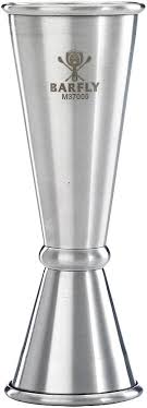 JAPANESE STYLE JIGGER / 1 OZ X 2 OZ / STAINLESS STEEL (EACH)