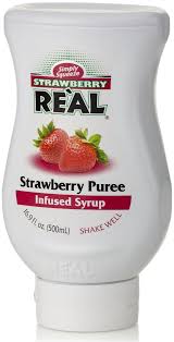 REAL STRAWBERRY PUREE INFUSED SYRUP / 16.9 FL OZ [EACH]