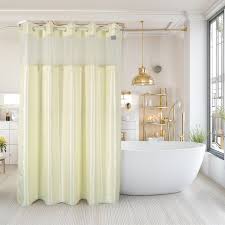 SHOWER CURTAIN / 71 X 74 / WITHOUT WINDOW / BEIGE / !00%