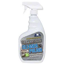 STAINLESS STEEL CLEANER & POLISH / 32 OZ BOTTLE (6/CS)
