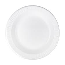 FOAM PLATE / 10.25" / WHITE / NON-LAMINATED (500/CS)
