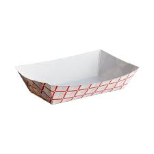 2 LB PAPER FOOD BASKETS, RED/WHITE (1,000/CS)