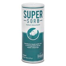FRESH PRODUCTS SUPERSORB TURNS  LIQUIDS TO SOLIDS ABSORBS 60X