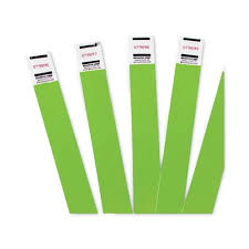 NEON GREEN NUMBERED WRISTBANDS - BOX OF 500