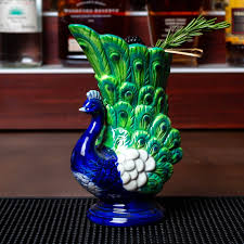 BARCONIC DRINKWARE / TIKI MUG / PEACOCK / 18 OZ (EACH)