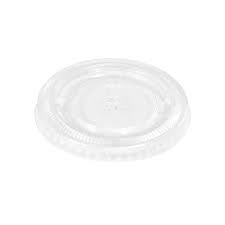 PET PLASTIC LID FOR 3.25 - 5.5  OZ PLASTIC PORTION CUP (25/10