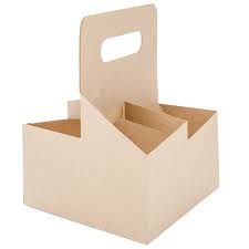 4 CUP HANDLED CARDBOARD DRINK CARRIER (200/CS)