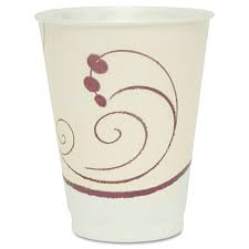 12 OZ FOAM HOT CUP / SYMPHONY DESIGN (20/50/1,000)
