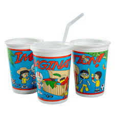 12 OZ KID CUP / WITH LID AND STRAW / 250 PER CASE (CASE)