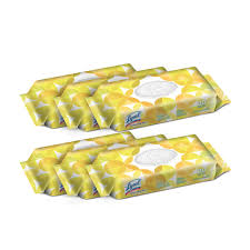 LYSOL WIPES / DISINFECTING WIPES / 6.75 X 8.5 / LEMON