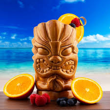 BARCONIC TIKI DRINKWARE / CERAMIC TIKI HANDS / 18 OZ