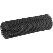BLACK PLASTIC MESH BAR MAT / SHELF LINER / 2' X 40' (ROLL)