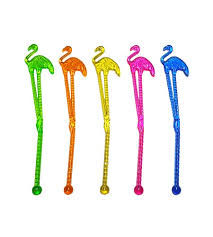 BARCONIC® DRINK SWIZZLE STICK – FLAMINGO (100/PK)