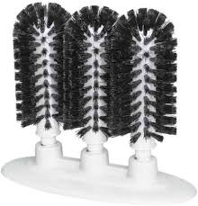3 BRUSH GLASS WASHER - THICK BASE