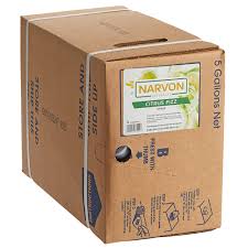 NARVON 5 GALLON BAG IN BOX CITRUS FIZZ BEVERAGE / SODA
