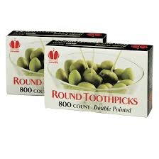 TOOTHPICKS / UNWRAPPED / 800 PER BOX (EACH)