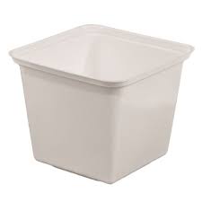 ICE BUCKET / 3 QUART / SQUARE / WHITE (36/CS)
