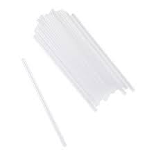 8" UNWRAPPED STRAW / CLEAR [50/250/12,500] [UWST] [EACH]