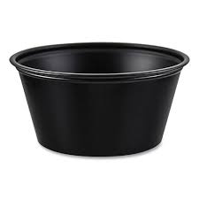 DART 3.25 OZ PORTION CUP / BLACK (10/250/2,500)