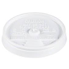 DART SIP THRU LID WHITE SLEEVE 100