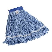 MOP HEAD / LOOPED END / BLUE / LARGE / 32 OZ / EACH