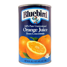 SHELF STABLE 46 OZ ORANGE JUICE CAN